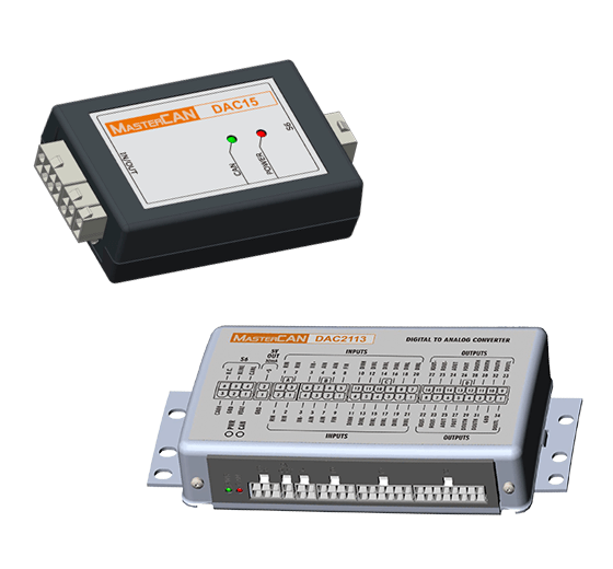 J1939 i/o module MasterCAN DAC J1939 i/o module MasterCAN DAC